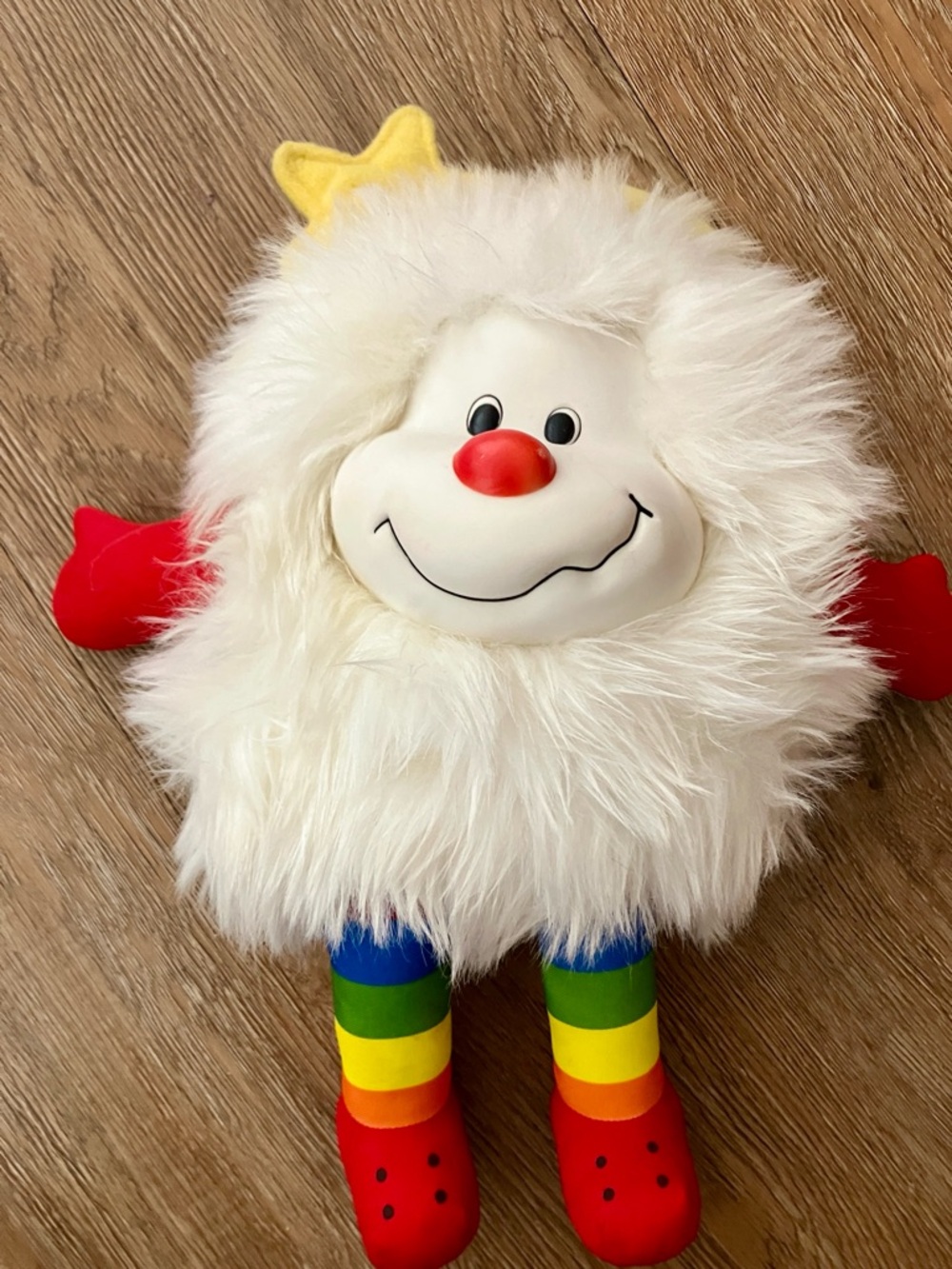 Vintage Rainbow Bright Twink Plush 1983 White Sprite 12" Mattel